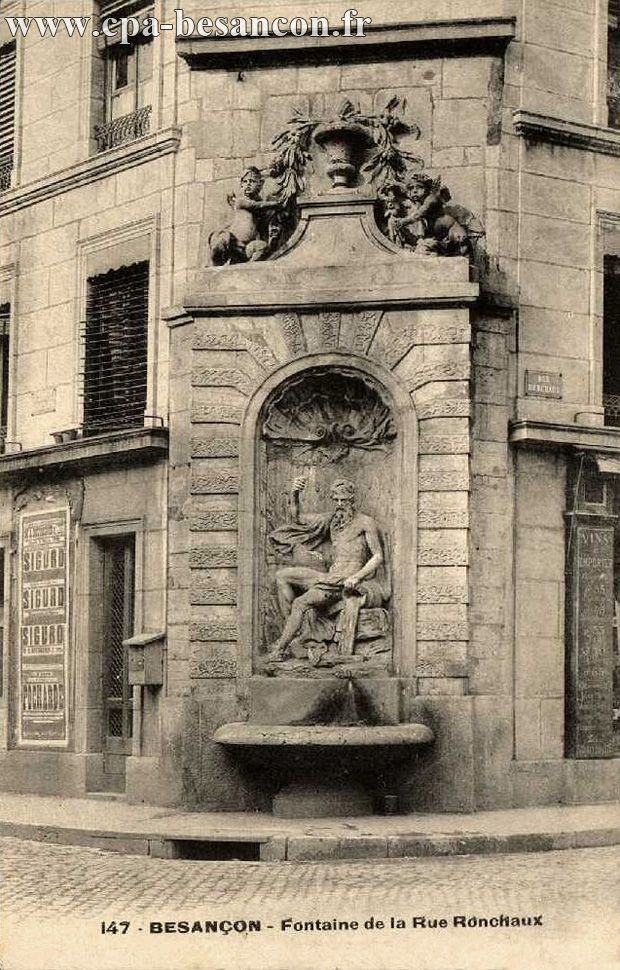 147 - BESANÇON - Fontaine de la Rue Ronchaux